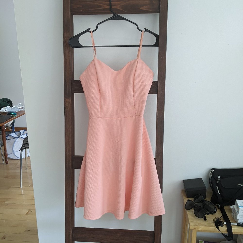 Noble U Pink Spring Summer Skater Dress XS/S